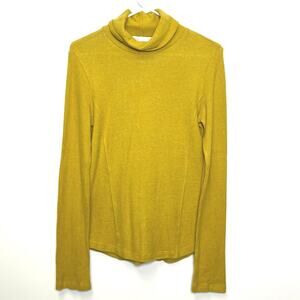 Anthro Saturday Sunday Brushed Fleece Turtleneck Sweater Medium